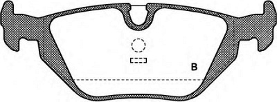 OPEN PARTS bpa026530 -  Комплект тормозных колодок, дисковый тормоз